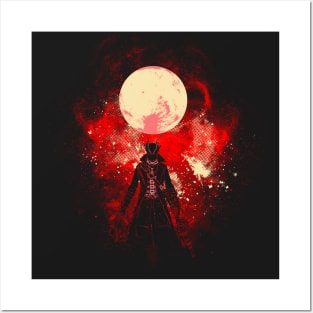 Red Moon Art Posters and Art